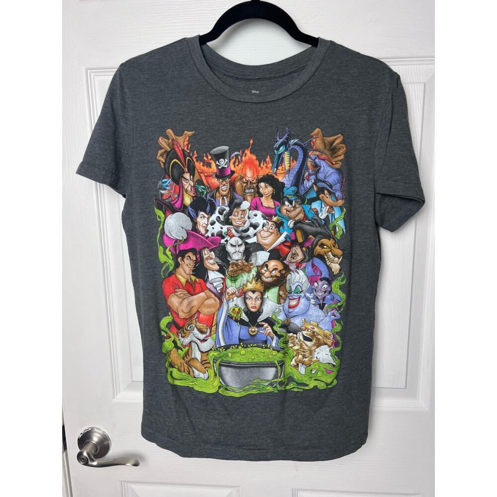 Disney Villians Short Sleeve Graphic T-Shirt Women's Size Small Disney Movies